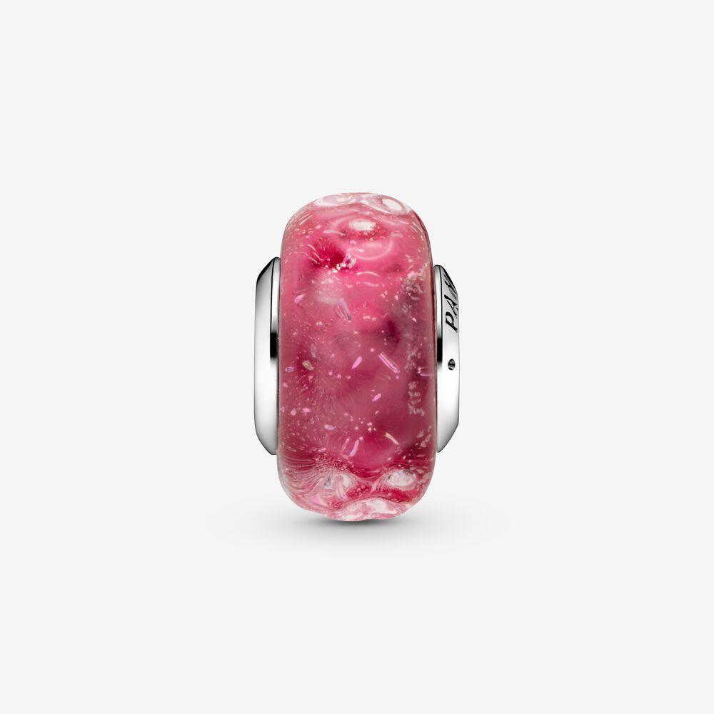 Pandora 798872C00 Wavy Pink Murano Glass Charm - Watch Home™ Pandora 798872C00 Wavy Pink Murano Glass Charm - Watch Home™